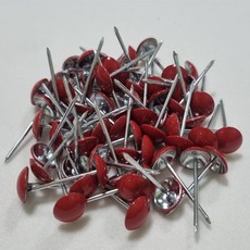 엠보싱방음 작업용 압정 diy 쇼파 장식압정 가구 패브릭, 레드, 1개