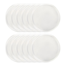 마켓플랜 코인 논슬립 패드, 12개, 투명