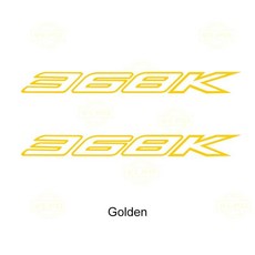 모터사이클 스티커 방수 데칼, 1개, 5. Golden