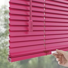 늘다온 무타공 블라인드 알루미늄 손잡이로 내리는 조절 당김 막대 스틱 커튼