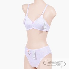 모나카러버 나노실리버 주니어 A컵 2단계 브라팬티세트 주니어속옷