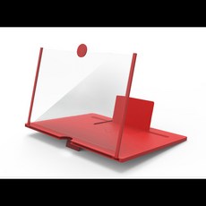 휴대 전화 화면 HD 비디오 증폭기 스탠드 브래킷 스마트 폰용 액세서리, [03] 10 inch red