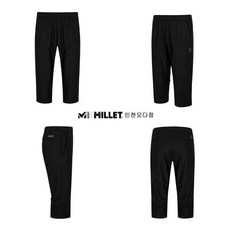 밀레 MILLER 남성 여름 스판 시그니처 이밴드 칠부팬츠_MVUUP391AB_IC 493721