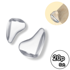 홀세일링 이슬방울 수납장 코너 모서리 보호대, 투명, 20개