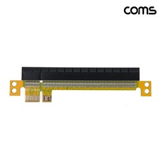 Coms PCI Express 라이저 카드 어댑터 1X to 16X 젠더 PCIe HA166, 1개