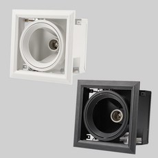 160x160 멀티1구 매입형 PAR30 타공 국내산 구멍가공 네모 KC 93481ea 1(EA), 흰색, 1개