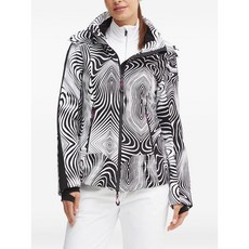 EA7엠포리오아르마니 스월 프린트 스키 재킷