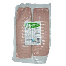 청정원 슬라이스햄S 1KG 샌드위치 토스트 햄, 1