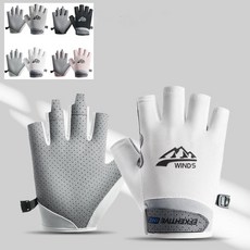 남성 스포츠 반장갑 터치장갑 자외선차단 등산 헬스 자전거 골프 운전 반 장갑