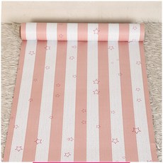 ibooooo 創意磚紋壁紙 灰磚 45cm*2米, 粉條星星