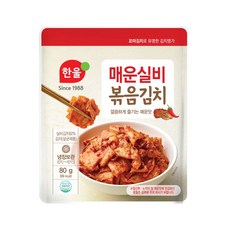 한울 매운실비볶음김치80g, 1개, 80g