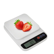 스위스윙거 주방용 디지털 2단 전자저울 5kg 스테인리스 주방저울, 1개, 화이트