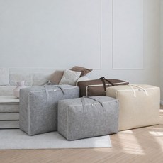 튼튼한 이불정리함 옷 보관함 의류 정리함, 1개, 브라운_대(58x23x37cm)