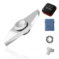 원미닛 풀메탈 피젯스피너 프리미엄 핸드토이, 1. 화이트 대거, 실버, 1개