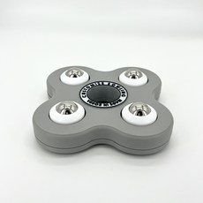 볼링공 로테이션 스피너 받침대, 1개, 화이트 베어링+그레이