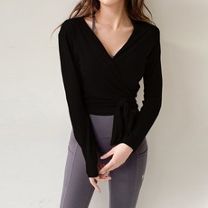 여성용 랩 가디건 스포츠_레저/헬스/요가/댄스 반품 최저가 11,370원