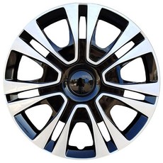 차량용휠커버 13인치 전은 올실버 전실버 튜닝 휠캡 4개세트, KY실버블랙/1개