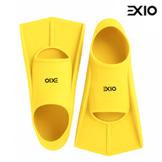 오리발 숏핀 스노쿨링 + 메쉬백 증정 사이즈 200mm~290mm, 옐로우