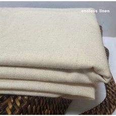 20수 코튼 린넨 패브릭 원단 천, 1개, 내추럴
