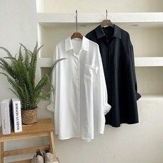 옷자락 여자 여름 스판박스 블라우스 셔츠