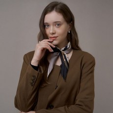 엘르 체스다이아 실크 스카프 SE241S303 156366