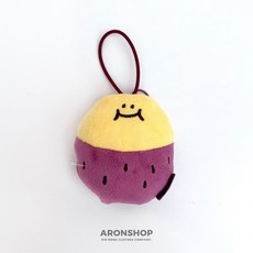 ARONSHOP Second Morning 吊飾 韓國文創, 1個, 絨毛杯套-地瓜款