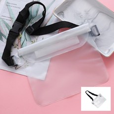 랜스몰 스마트폰 방수팩 힙색, 1개, 방수힙색(투명)