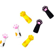 고양이 네일 도구 안전 캡 6개세트 니퍼 보관 케이스