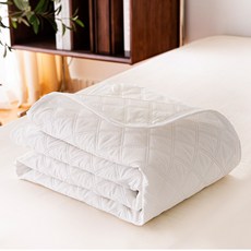 밴드형 누빔 방수 매트리스 커버 방수매트 병원 가정용 호텔 네츄라오가닉