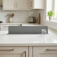 꿈꾸는 리빙 국산 싱크대 물막이 스트레이트 10cm 물 튐 방지 가드 설거지 워터가드, 그레이, 1개