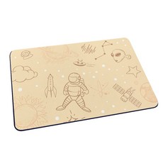 自創宇宙系列 軟式珪藻土吸水地墊 60*40*0.5cm 防潮, 1個, 太陽宇宙