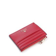 FURLA Camelia S Credit card holder grained leather ruby 50542839