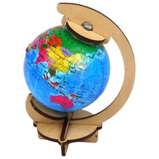 초등 과학수업 지구와달 자전공전 조립키트 4인/ 놀이과학 교육기관 위상변화 지구본, 1개