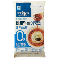 [보금푸드] 사조대림 바로먹는 어묵면 쯔유냉소바 281g, 3개