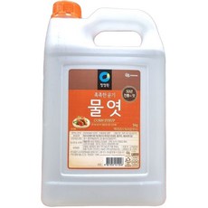 흰물엿(대상 5K)/업소용/요리용/조리/대용량/말통/매장/음식점/단맛/양념/다용도/식당/가게/소스/조림/무침, 1개