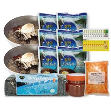 설악칡냉면 물냉면 10인분 풀세트 칡냉면10인분+설악냉면육수10+무김치500g+양념500g+겨자10+식초10, 2kg, 1개