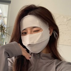 兒童防曬面罩 女孩男寶夏季全臉 冰絲涼感透氣 防紫外線臉基尼 遮陽護頸一體可愛卡通