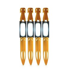 UCO StakeLight 텐트 말뚝 LED 조명 및 비상 스트로브 포함 (4팩)