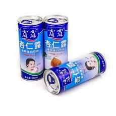 (배터짐)식물단백 루루 음료 아몬드 드링크 중국음료(살구씨맛), 20개, 240ml