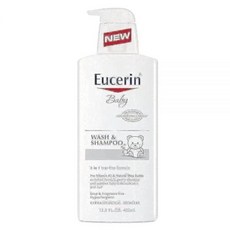 Eucerin Baby 워시 & 샴푸 - 382.7g(13.5온스) 251864, Eucerin Baby 워시 & 샴푸 - 382.7g(