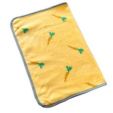 寵物毛毯 貓咪毯子 狗睡墊 加厚貓墊子, 1個, 黃色蘿蔔,30 * 40cm