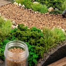 서유 코르크가루 테라리움미니어처 미니어처조경 전문가용, 대(2-3mm)