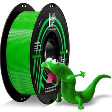 3D 프린터 필라멘트 PLA 75mm 그린 치수 정확도 + 002mm KG 스풀22파운드 가장 한 FDM 프린터그린, Gold