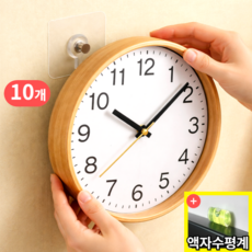 아마폴라 무타공 액자걸이 시계 다용도걸이 후크, 10개, 투명