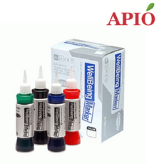 아피오 웰빙마카펜/ 리필잉크, 리필잉크 검정6개, 1박스