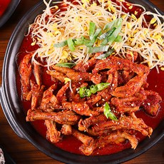 매콤 칼칼 국물 통뼈 닭발 600g 야식 안주용 즉석조리