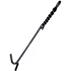 Lodge 캠프 더치 오븐 뚜껑 리프터 블랙 9 MM 바 스톡 리프팅 및 휴대용 (블랙 피니쉬), Lodge 캠프 더치 오븐 뚜껑 리프터, 블랙 9 MM