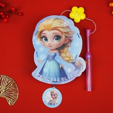 臺灣出貨 2025中秋節卡通音樂燈籠爆款手提led髮光塑料燈籠手工diy擺攤玩具, A2401艾莎公主, 1個