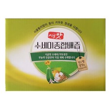 시골맛 좋은건 다 들어간 작두콩 수세미 도라지 배가 종합으로 모인 수세미종합배즙 115ml, 50팩