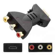 1080P HDMI 호환 RCA AV 어댑터 HDTV 변환기 오디오 비디오 케이블 to HD TV 박스 DVD용, 01 HDMI to AV